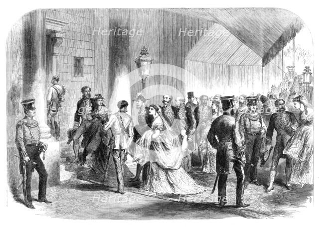 The Queen's Drawingroom: the Ambassadors' Entrance, Buckingham Palace, 1868. Creator: Unknown.