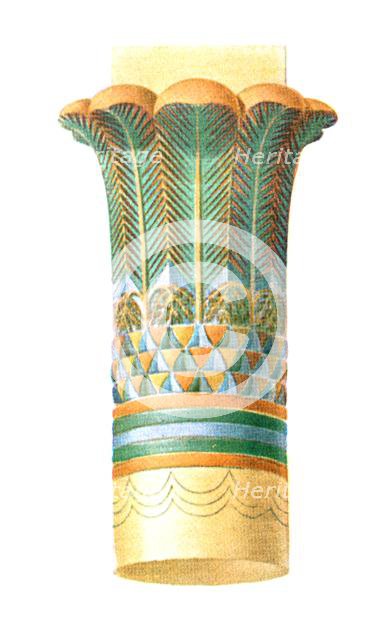 Capital from Philae, Egypt, (1928). Creator: Unknown.