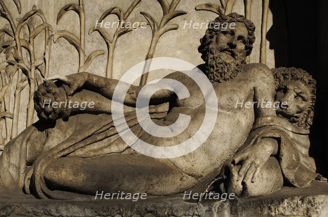 The River Aniene, Quattro Fontane, Rome, Italy, 2009.  Creator: LTL.