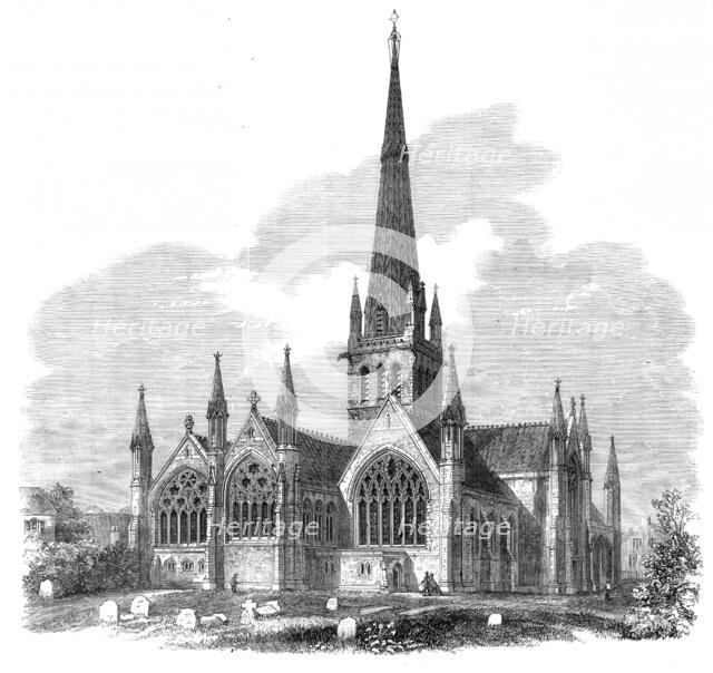 St. Nicholas Church, Great Yarmouth, lately restored, 1864. Creator: Unknown.