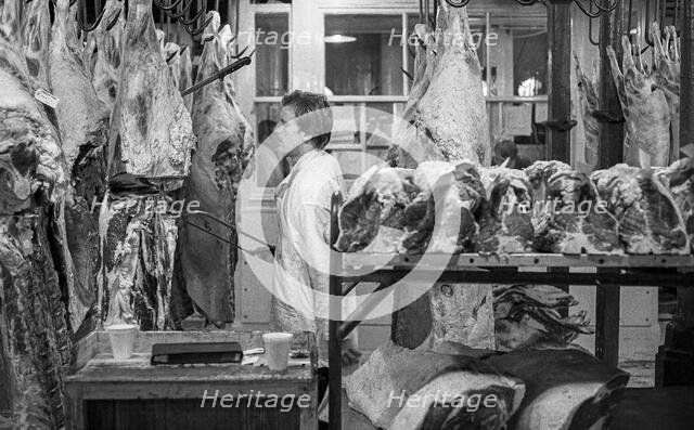 Smithfield Meat Market, City of London, January 1980. Creator: Peter Thompson.