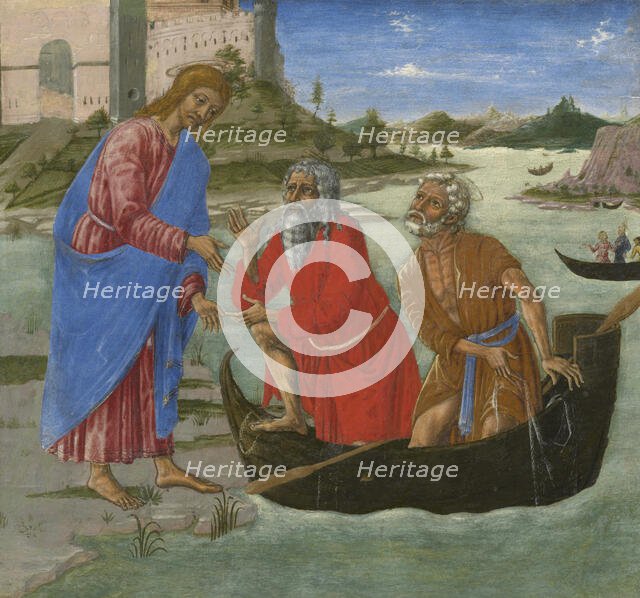 The Calling Of Saints Peter And Andrew, 1470s. Creator: Matteo di Giovanni.