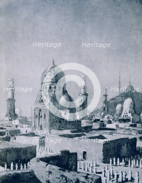 The Tombs of the Caliphs, Cairo, Egypt, 1928. Artist: Louis Cabanes