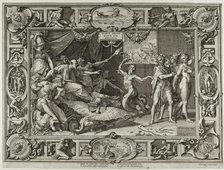 The Calumny of Apelles, 1572. Creator: Cornelis Cort.