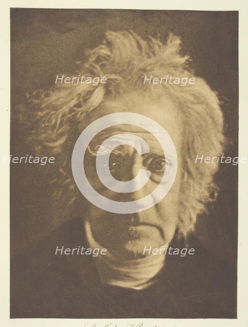 Sir John Herschel, 1867, printed c. 1893. Creator: Julia Margaret Cameron.