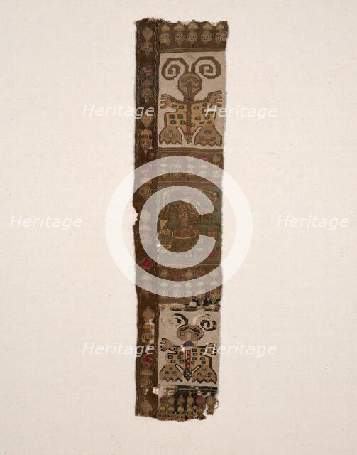 Fragment, Peru, A.D. 1000/1476. Creator: Unknown.