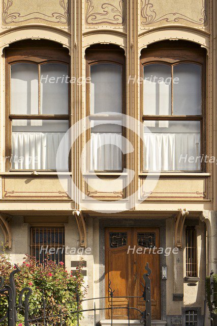 Hotel van Eetvelds, Av. Palmeston, Brussels, Belgium, (1895), c2014-2017. Artist: Alan John Ainsworth.