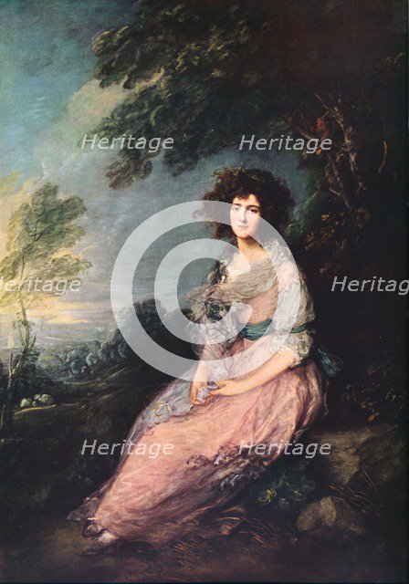 'Mrs. Richard Brinsley Sheridan', 1785-1787. Artist: Thomas Gainsborough.
