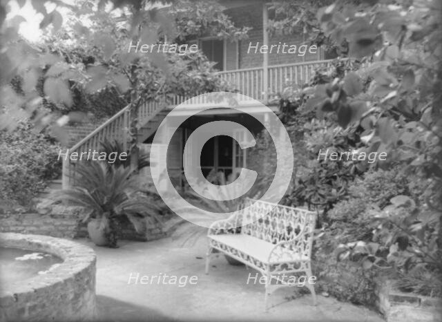 Exterior, 625 Bourbon St., New Orleans, Louisiana, ca. 1949, c1949. Creator: Frances Benjamin Johnston.