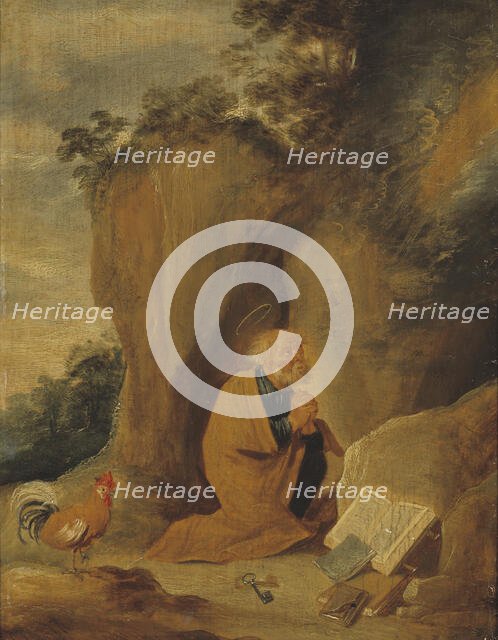 The Repentant St Peter, c17th century. Creator: Unknown.