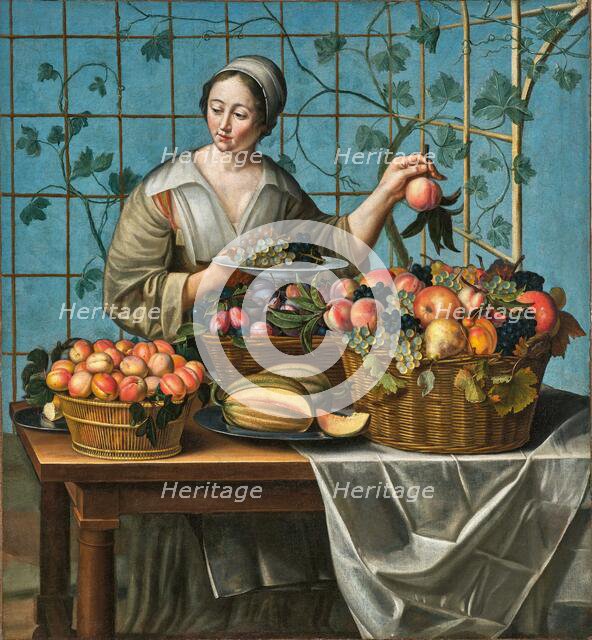 The Fruit Seller, First Half of 17th cen.. Creator: Moillon; Louise (Louÿse) (1610-1696).