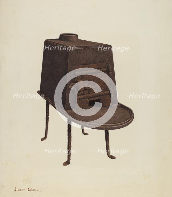 Stove, c. 1940. Creator: Joseph Glover.