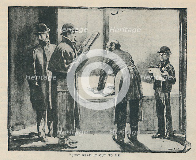 'Just Read It Out To Me', 1892. Artist: Sidney E Paget.