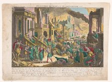 The destruction of the city of Jerusalem, 1755-1779. Creator: Unknown.