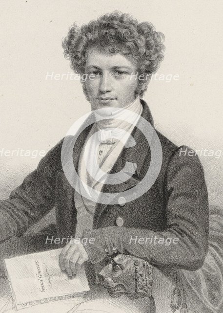 Portrait of the composer and pianist Henri Herz (1803-1888) , 1830.