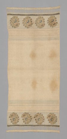 Towel, Turkey, 19th century. Creator: Unknown.