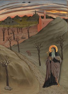 Saint Anthony the Abbot in the Wilderness, ca. 1435. Creator: Master of the Osservanza Triptych.