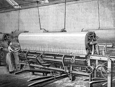 Net loom in the Stuart's factory, c1880. Artist: Unknown