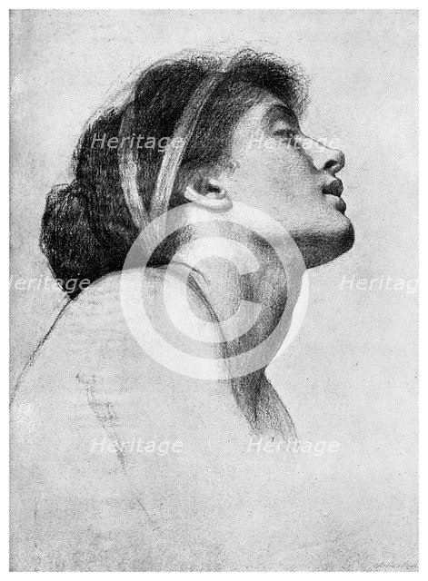 Study for 'Paolo and Francesca', 1895. Artist: Unknown