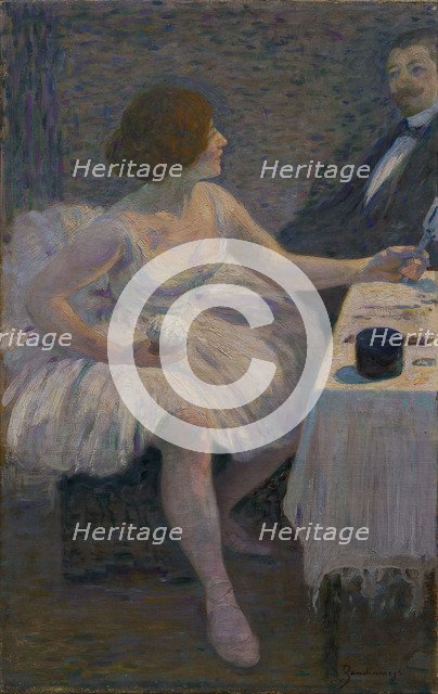 A Visit in the Dressing Room.