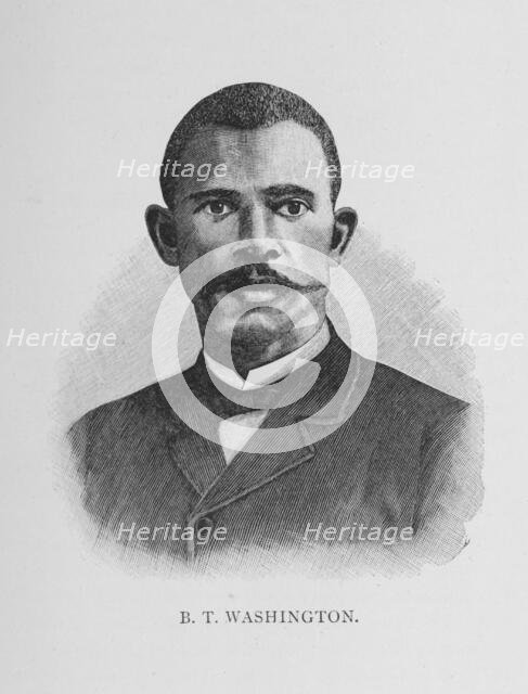 B. T. Washington, 1887. Creator: Unknown.
