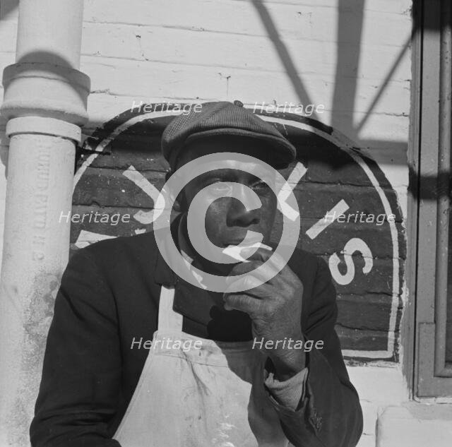 Possibly: Dock worker, Washington, D.C., 1942. Creator: Gordon Parks.