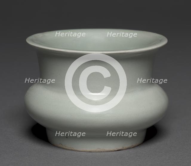 Vase in the Shape of a Grain Measure (Zhadou), 1127-1279. Creator: Unknown.