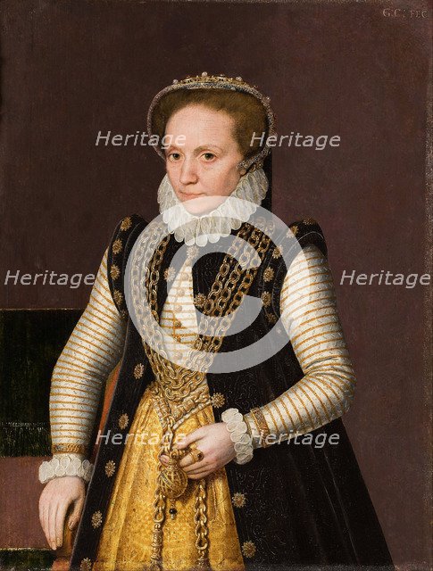 Portrait of an unknown French Noblewoman, 1560. Artist: French master  