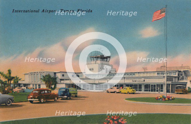 'International Airport, Tampa, Florida', c1940s. Artist: Unknown.