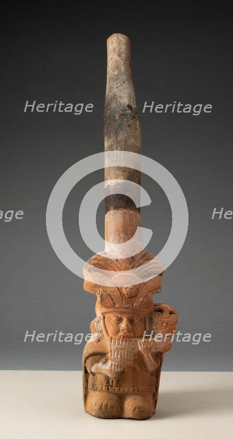 Trumpet in the Form of a Musician Playing Pipes, 100 B.C./A.D. 500. Creator: Unknown.