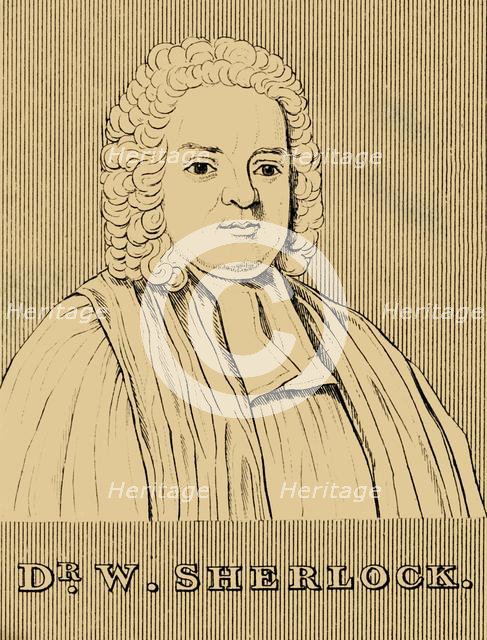 'Dr W. Sherlock',  (c1641-1707), 1830. Creator: Unknown.