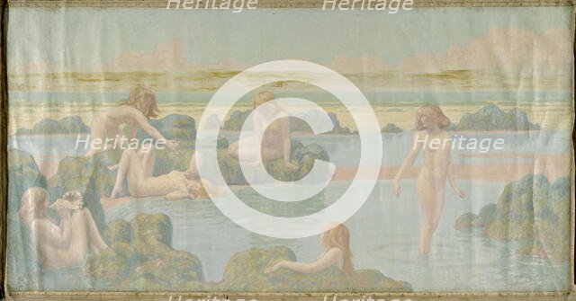 Le jardin de la mer, c.1910. Creator: Jean Francis Auburtin.