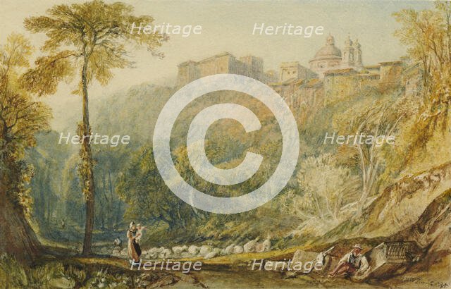 View Of La Riccia (Ariccia), 1817. Creator: JMW Turner.