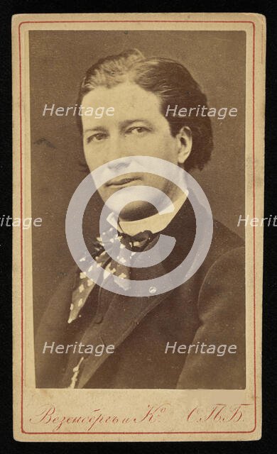 Portrait of the dramatist Victorien Sardou (1831-1908), ca 1865. Creator: Photo studio Wesenberg.