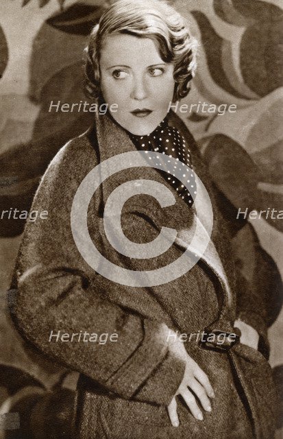 Ruth Chatterton, American actress, 1933. Artist: Unknown