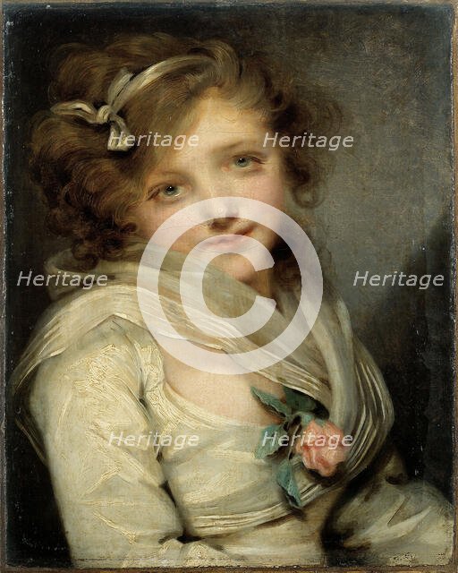 Portrait de jeune fille, c1795. Creator: Jean-Baptiste Greuze.