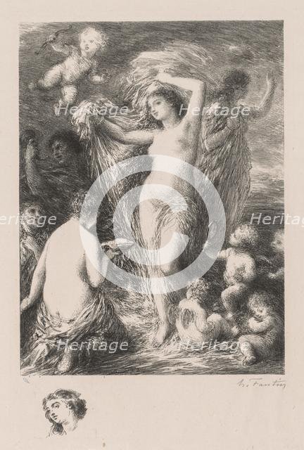 Venus Anadyomene, 1898. Creator: Henri Fantin-Latour (French, 1836-1904).