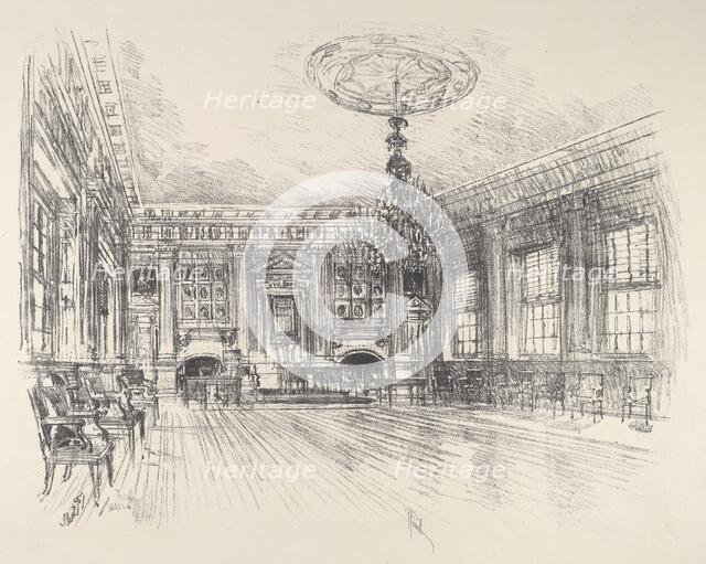 Signers' Room, Independence Hall, 1912. Creator: Joseph Pennell.