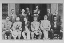 Officers of the National Negro Business League, at Indianapolis in 1904, 1907. Creator: Unknown.