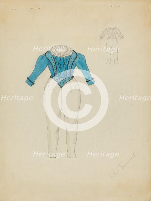 Child's Trousers and Top, 1935/1942. Creator: Esther Peck.