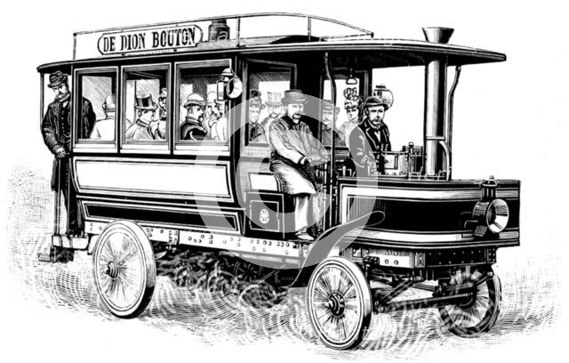 Motors in London: De Dion twelve-seated omnibus, 1898. Creator: Unknown.