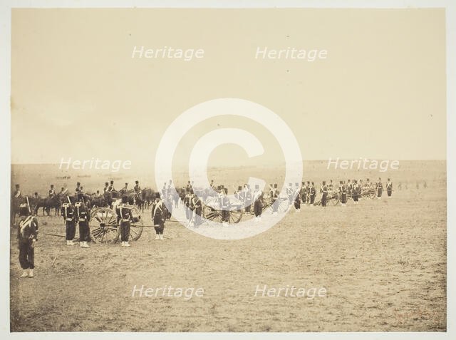 Untitled [artillery], 1857.  Creator: Gustave Le Gray.