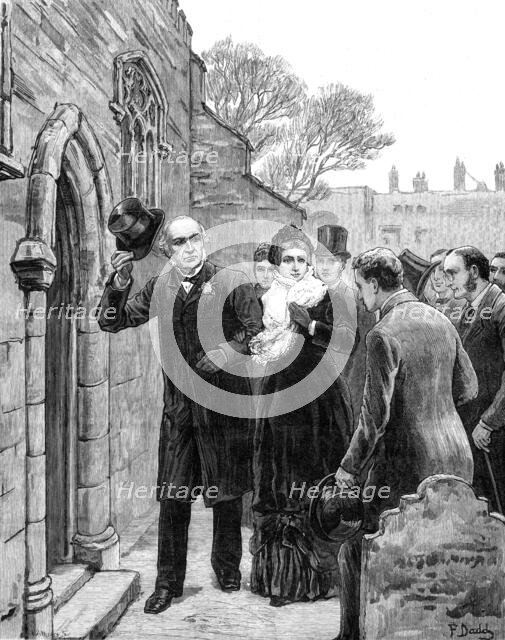 Gladstone Supplement: Sunday morning at Hawarden, 1880. Creator: W. I. Mosses.