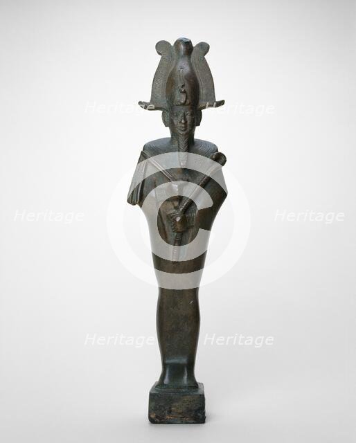 Statuette of Osiris, Egypt, Late Period, Dynasty 26-30 (664-332 BCE). Creator: Unknown.