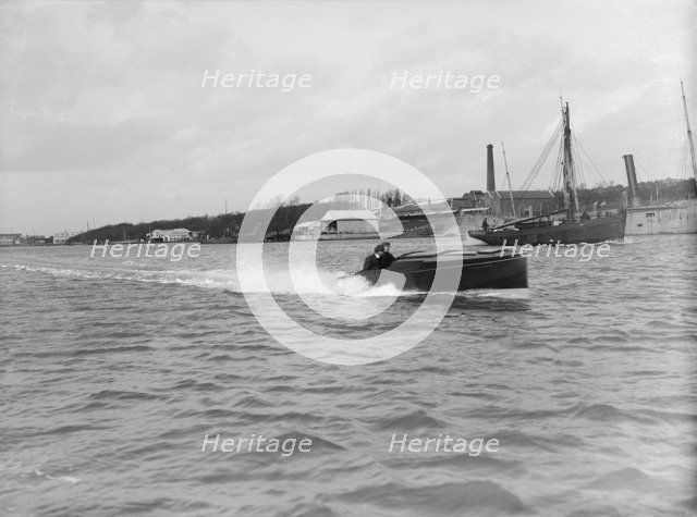 The hydroplane 'Angela II', 1913. Creator: Kirk & Sons of Cowes.