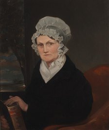 Portrait of Polly Sutton Catlin, 1840s. Creator: George Catlin.