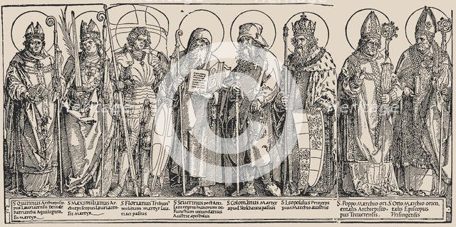 The Patron Saints of Austria, c1515. Creator: Dürer, Albrecht (1471-1528).