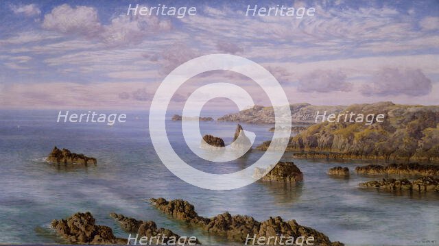 Southern Coast of Guernsey, 1875. Creator: John Brett.