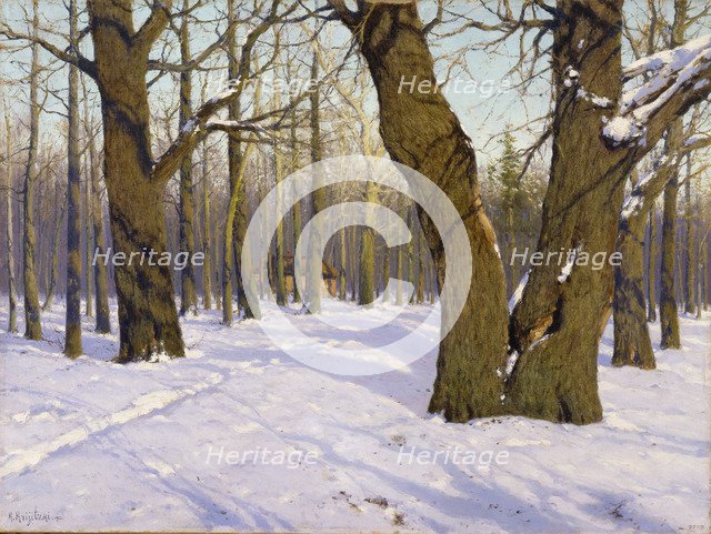 Early Spring, 1910. Artist: Kryzhitsky, Konstantin Yakovlevich (1858-1911)