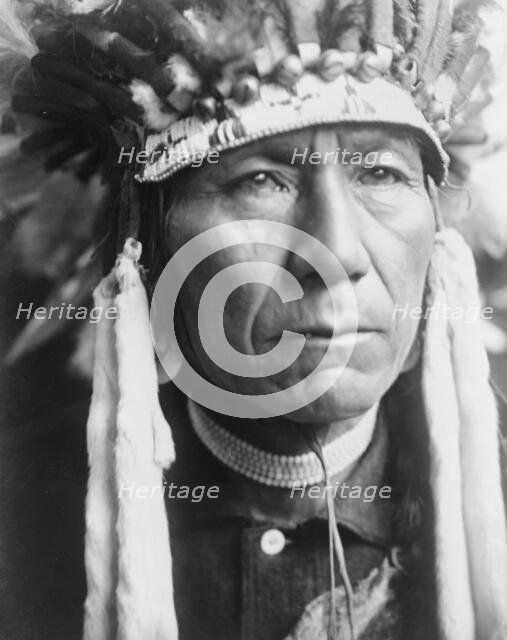A Nez Percé, c1910. Creator: Edward Sheriff Curtis.